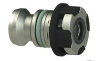 

Precision pneumatic chuck stud with numerical control for 3R system