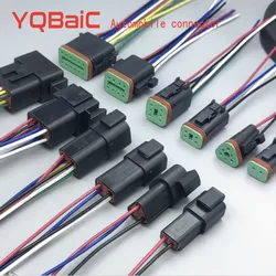 DT Connector 2/3/4/6/8/12P 1.5 MM Waterproof Automotive Wire Deutsch Connector German kit Male And Female Plug And Socket