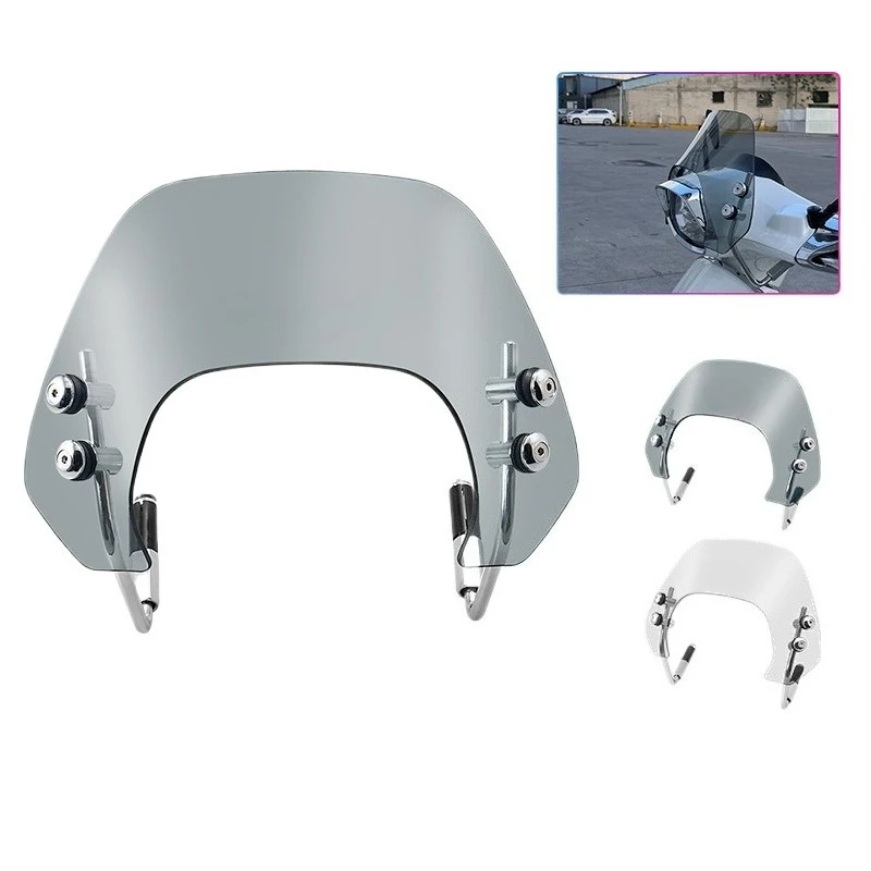 Scooter Windscreens Wind Deflectors For Vespa Sprint125 Sprint125S Sprint150 2016-2022 Sprint150S 2022 Modification Accessories