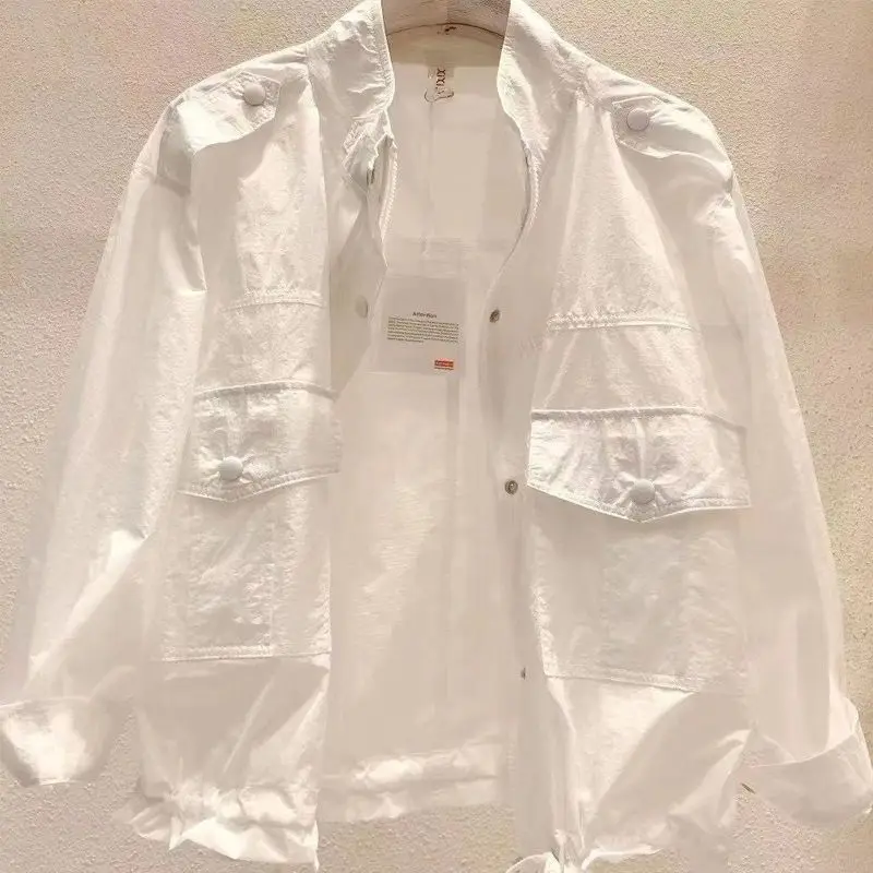 Breathable Sunscreen Coat Woman New Summer 2026 Sun Protection Clothing Jacket Fashion High Quality Overwear Short Female Tops