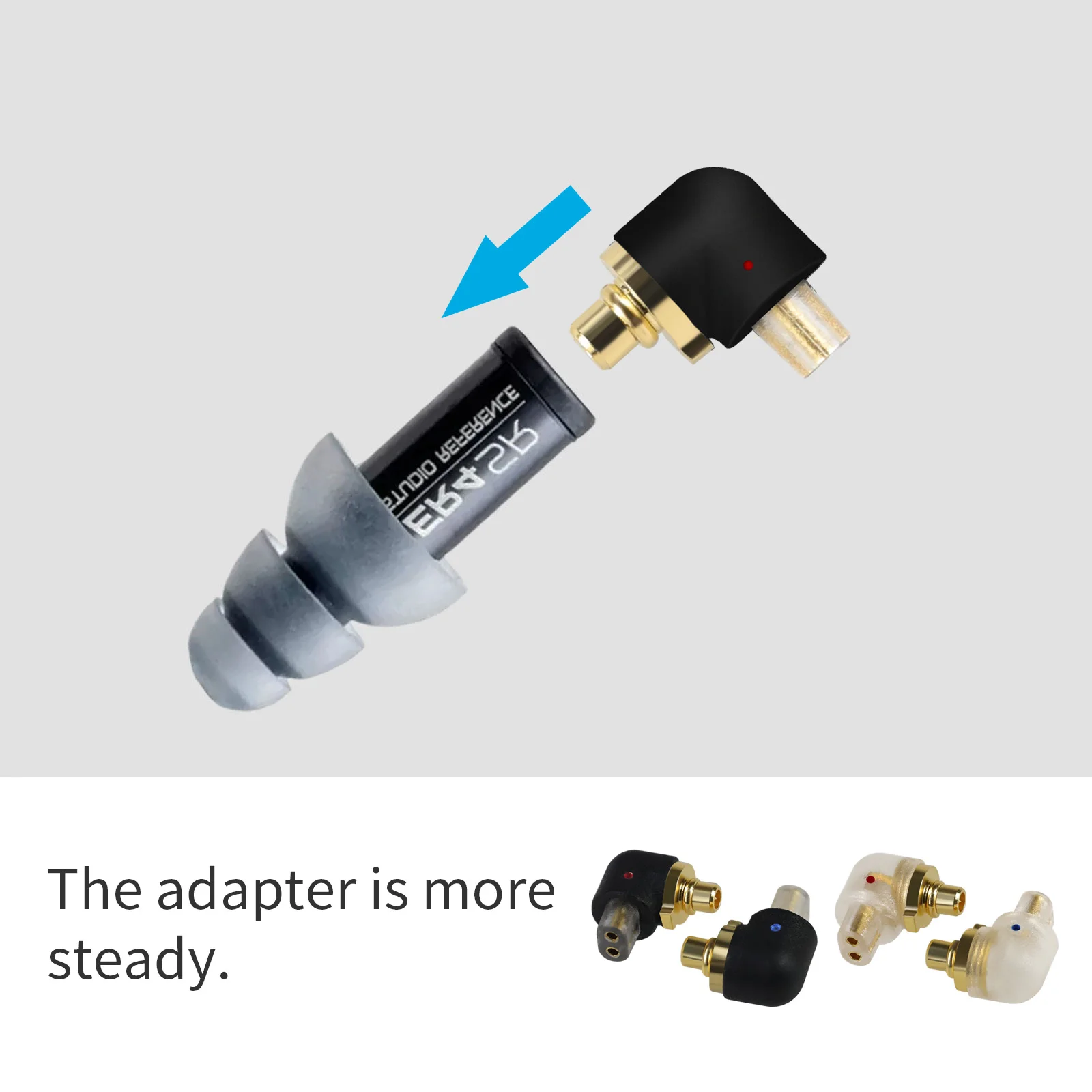 OKCSC QDC 2 ピンメス ER4SR オスイヤホンアダプターからイヤホン