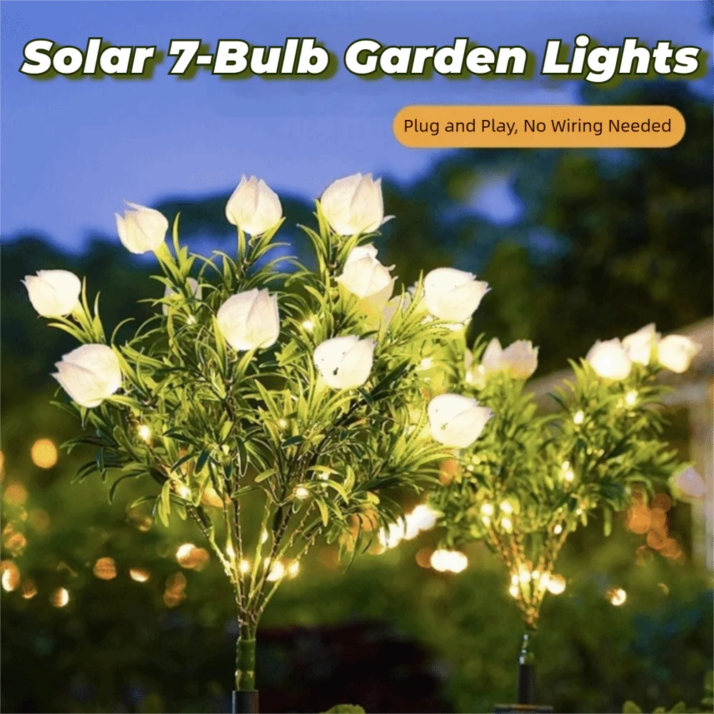 

Цветок гардении, солнечный искусственный цветок, 42 светодиода, многоцветный меняющийся уличный солнечный садовый светильник, наземный реалистичный светильник