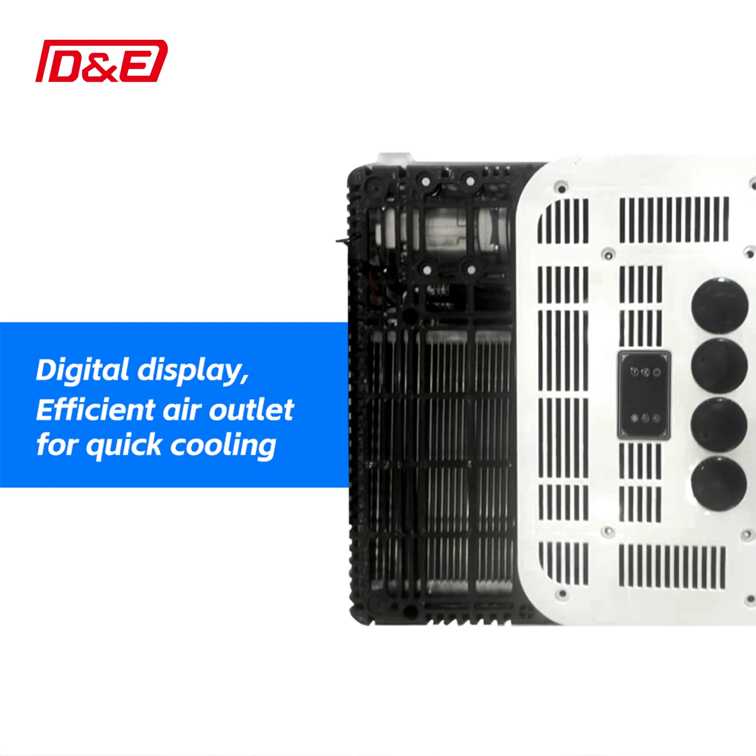 مكيف هواء صغير عالي الجودة موديل 12 فولت/24 فولت بدون فرشاة لوقوف السيارات لشاحنة القارب RV #3