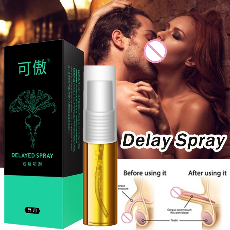 Strong Men Delay Ejaculation Spray Growth Thicken Massage Oil Prevent premature ejaculation doping Non-Numbing enhancer 3ml