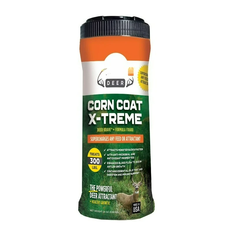 

Аттрактант для оленей Deer Corn Coat X-Treme, 24 унции – FX600 + улучшенная формула Deer Krave