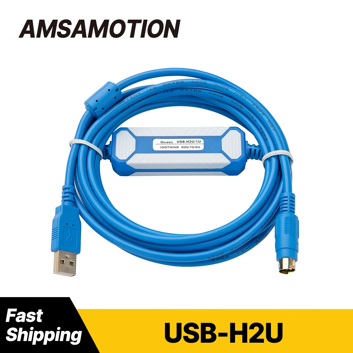 USB-H2U Suitable for Inovance H0U H1U H2U H3U PLC Programming Cable Data Download Cable