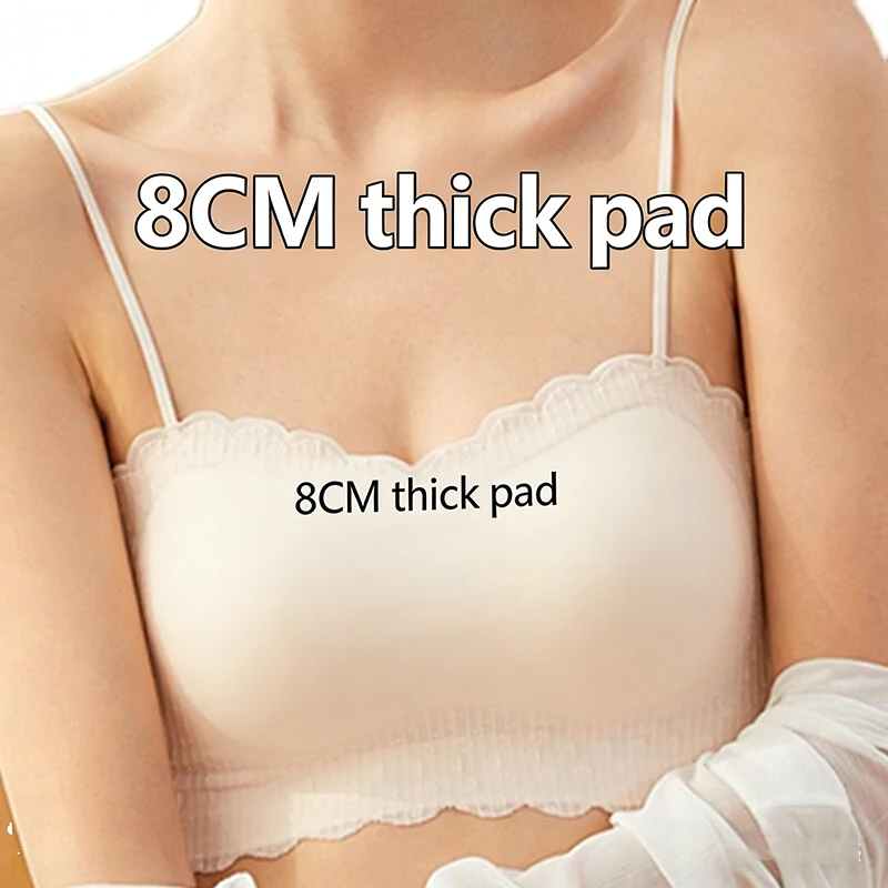 

Бюстгальтер-невидимка пуш-ап 8 см с широким боковым покрытием для небольшой груди, с эффектом глубокого декольте, нескользящий, для коррекции талии, топ-белье