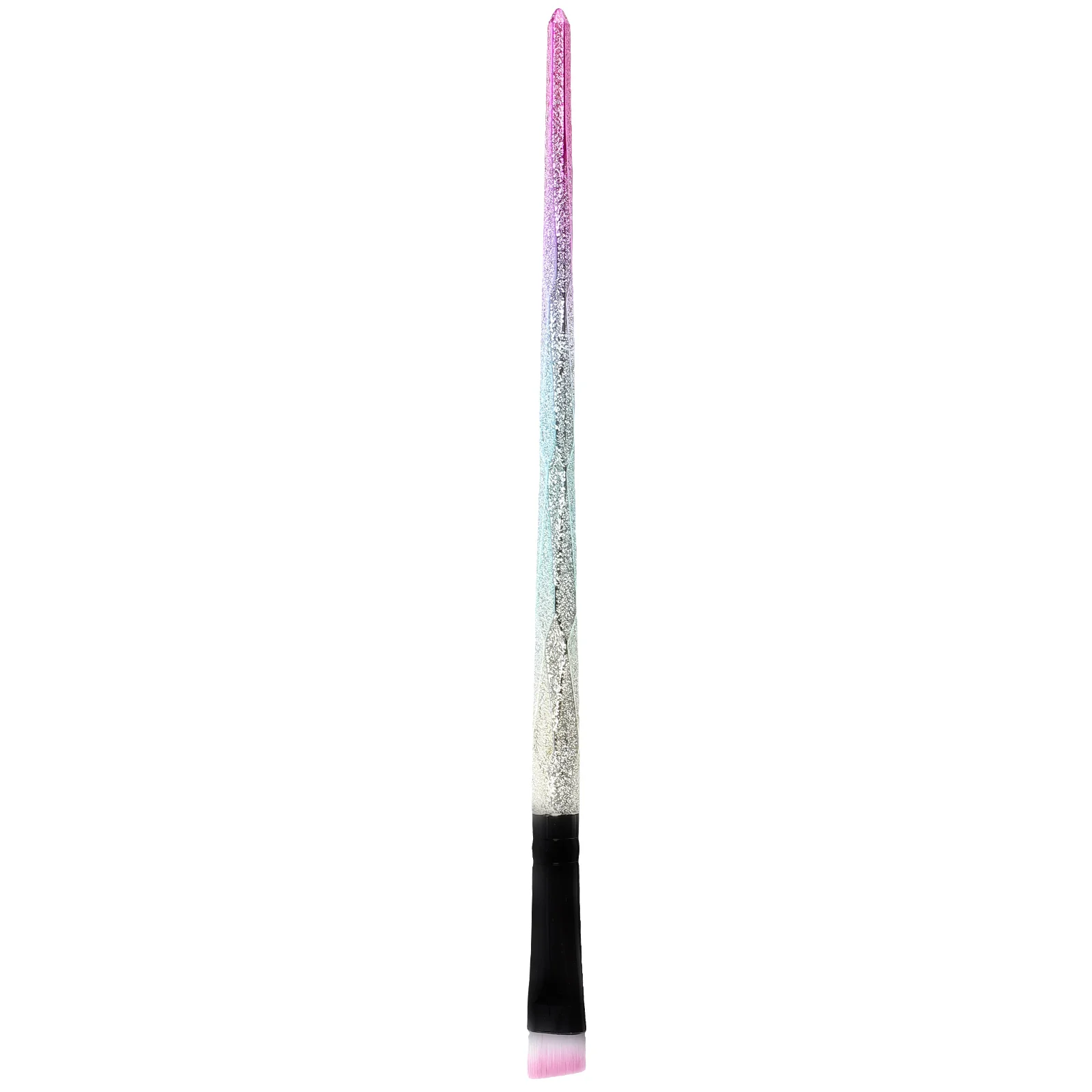 Premium make-upborstel Plastic handvat Nylon borstelharen Poederblushborstel voor dames Professioneel dagelijks gebruik (-055)