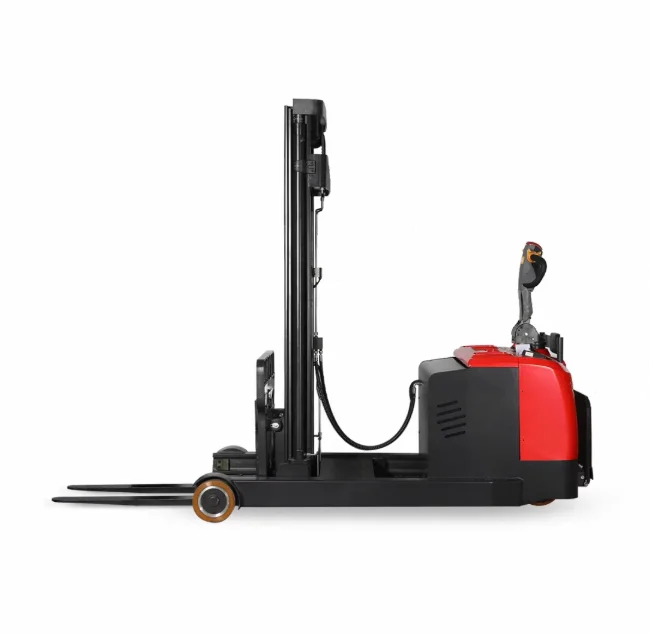 Empileur de palettes de chariot élévateur semi-électrique, avec camion de palettes manuel à grande puissance et haute efficacité, offre spéciale