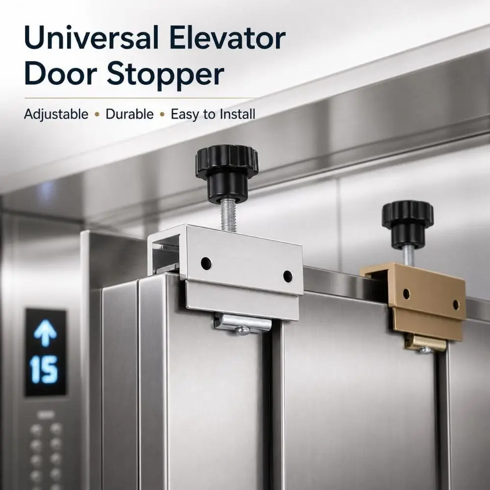 Industrial Door hardware Elevator Door Stopper Metal Durable Door Blocker Universal Hall Door Stopper Commercial Building