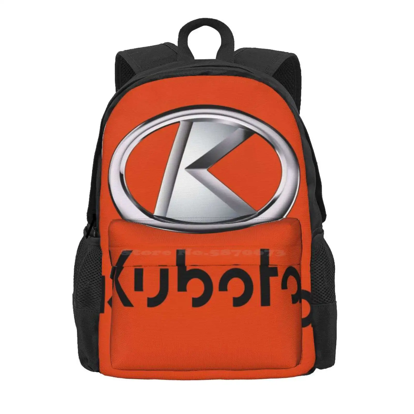 Kubota Hot Sale Schoolbag Backpack Fashion Bags Kubota Tractors Farm Equipment Deisel Logo Farming John