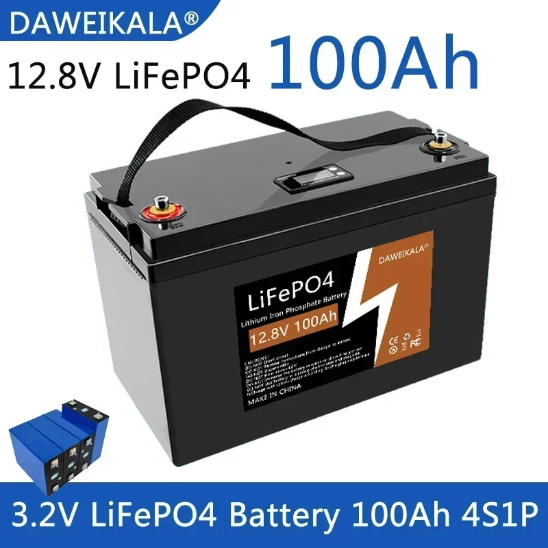 12V 100Ah LiFePO4 Battery Pack 12V 100Ah Lithium Iron Phosphate For Electric Marine Outboard Propulsion Motors 48V Solar System