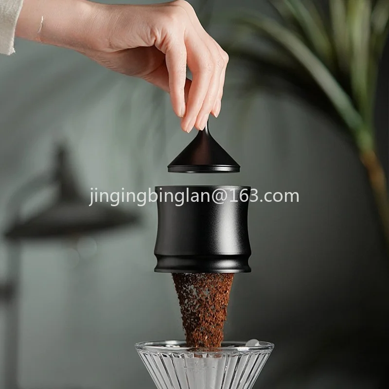 Powder splitter 51/54/58 mm bean grinder powder cup handle hand brew coffee powder drop smelling cup