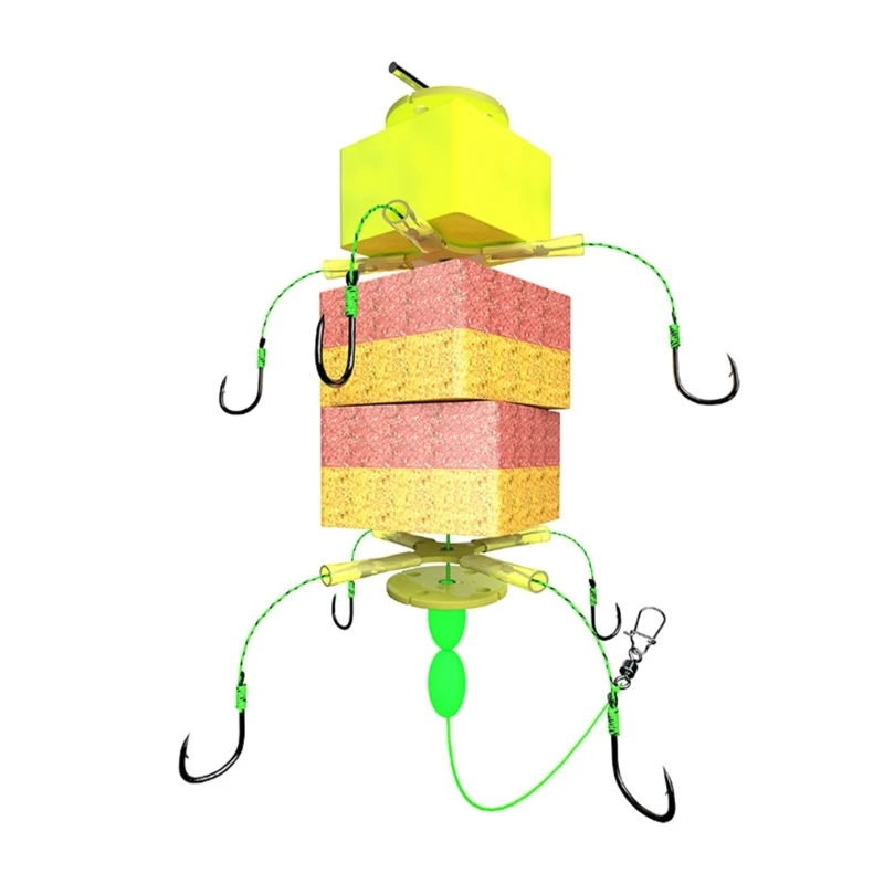 

Anti Bottom Suspension Fishing Rig Hook Floating Bighead Carp Hook Barbed Hook