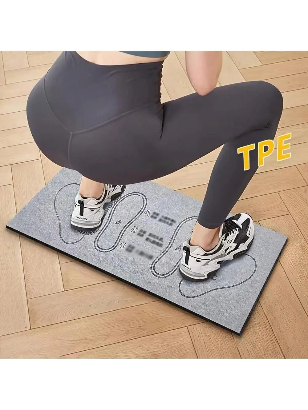 

1pc Squat Pad, Stair-Stepped Design, Suitable For Fitness And Pilates Exercises