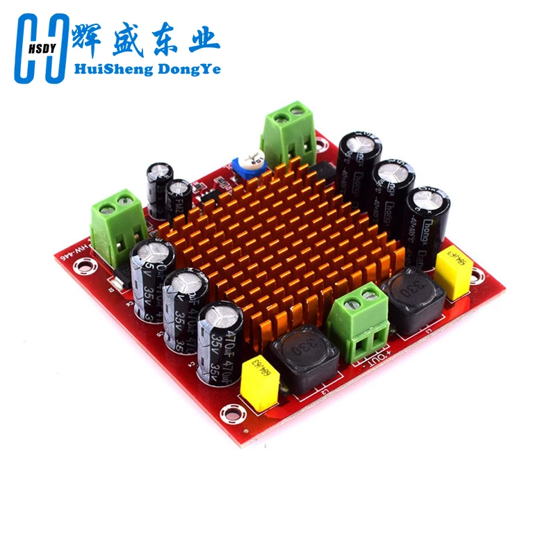 Digital Amplifier Board TPA3116DA TPA3116 150W D2 Mono Channel Digital Power Audio Amplifier Board XH-M544 DC 12V 24V