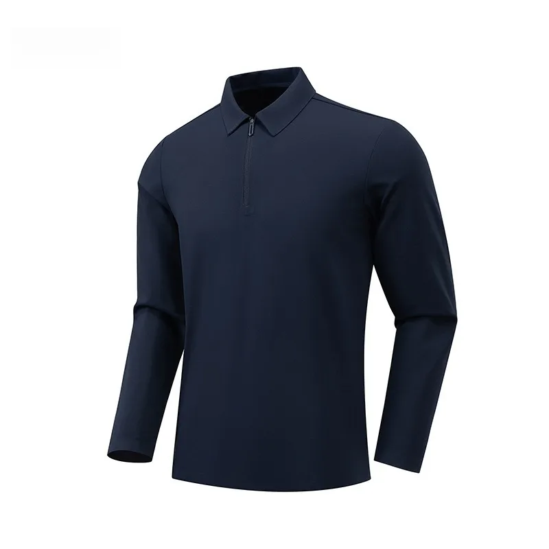 New Arrival Men's Half-Zip Pullover with Stand Collar - Lightweight Outdoor Leisure Long Sleeve Shirt