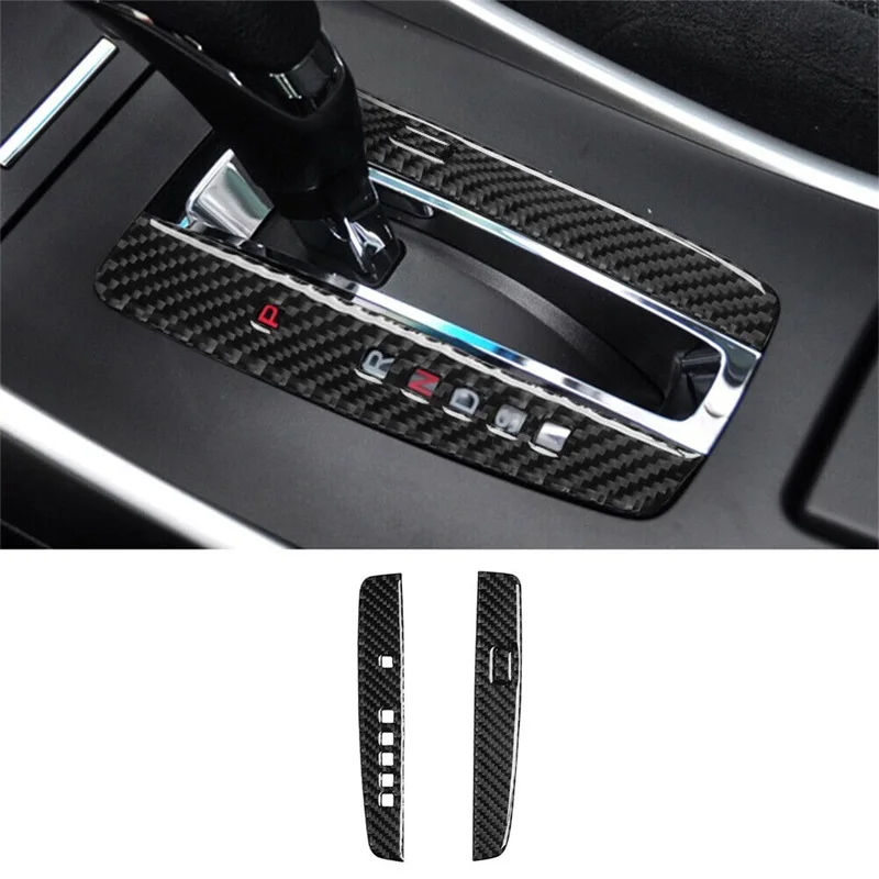 

2Pcs/Set Car Gear Button Sticker For Honda Accord 2013-2017 Carbon Fiber Waterproof Durable Car Interior Accessories