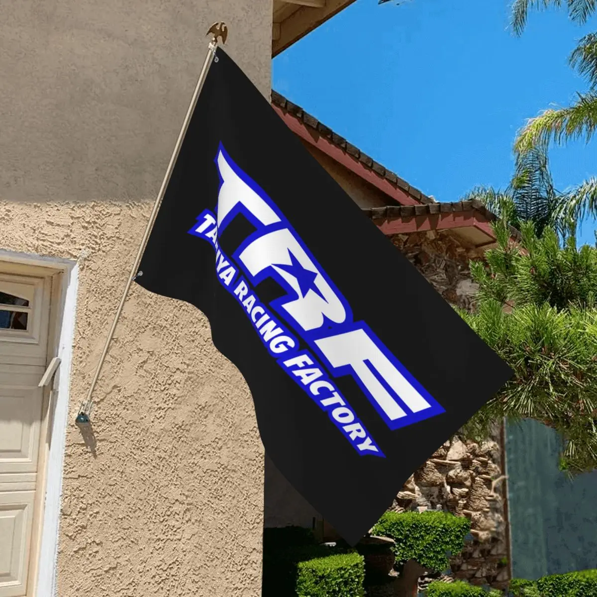 Trf Tamiya Racing Factory Logo Custom Artwork Hanging Outdoor Print Decoration Flag Landscape