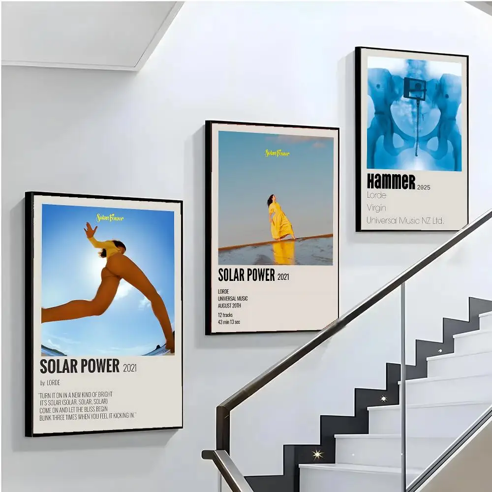 L-Lorde Poster HD Print Wall Art for Bedroom Living Room Office Bar Home Decor Aesthetic Print