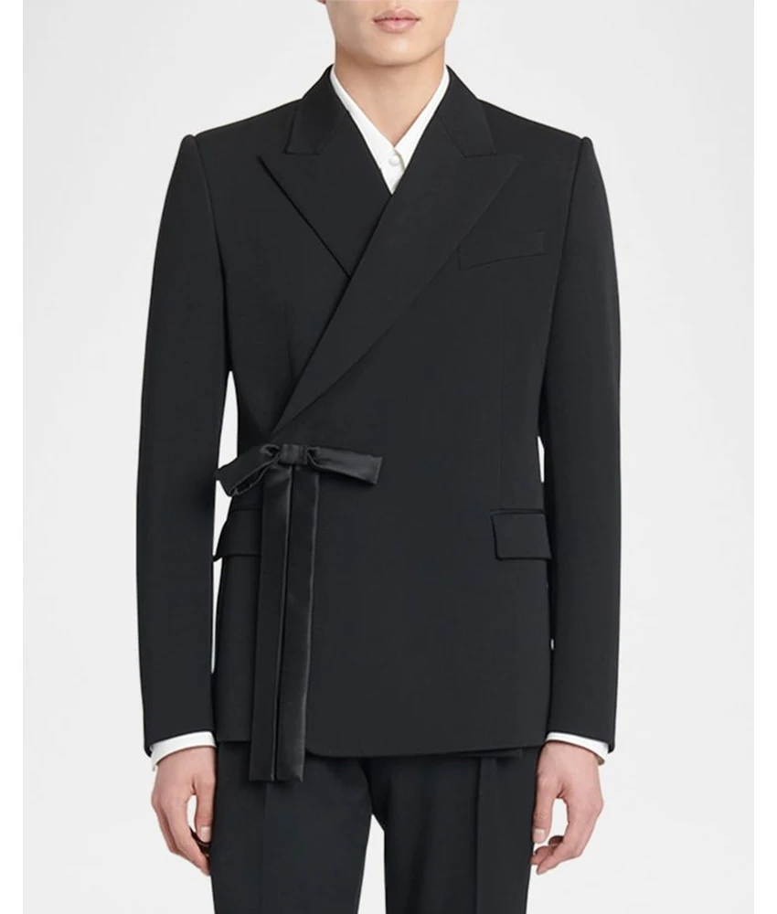 

European and American style fashion temperament commuter performance belt loose suit 2-piece Men's Suit ( Blazer+Pants )