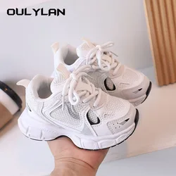 1-6 Year Old Children's Shoes Boys Girls Sports Shoes 2024 Spring New Kids Running Sneakers Fashion Mesh Dad Shoes