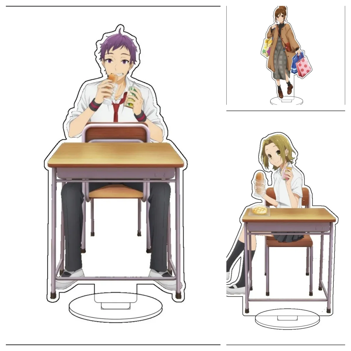 

15CM Anime Hori san to Miyamura kun Cosplay Acrylic Stand Ornaments yoshikawa Yuki Hori Kyōko Figure StandChristmas Gifts
