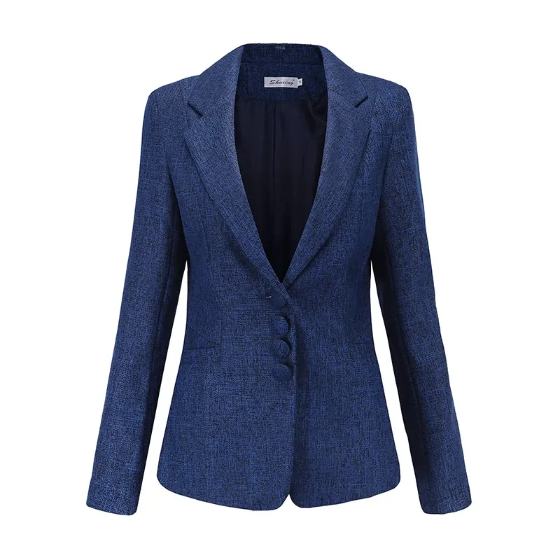 Fashion Women Blazers Jackets Work Office Lady Suit 2024 Slim Single Breasted Business Female Blazer Coats Formal Veste Femme