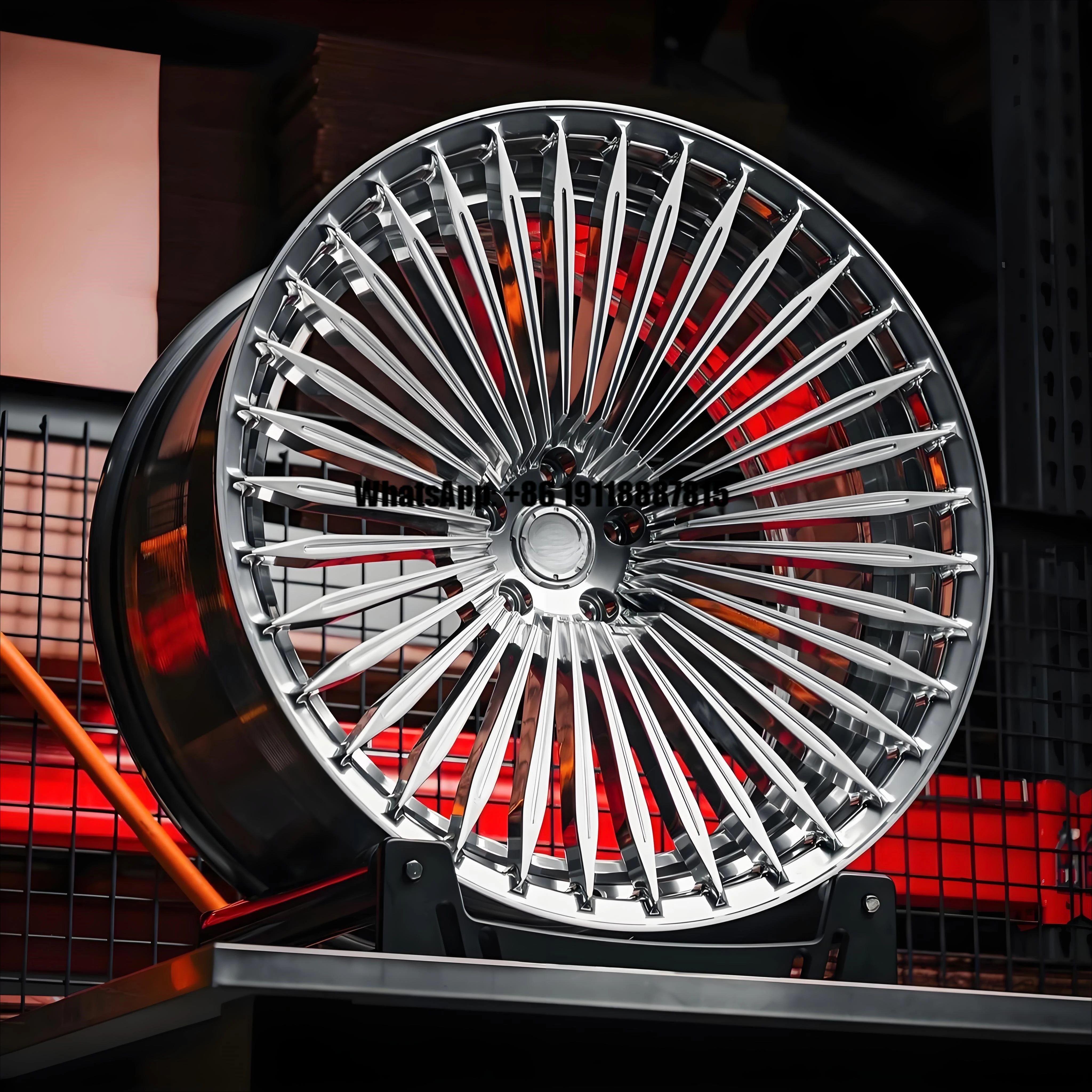 

9 Silver Forged Wheels 22X12 Lightweight Strong Firm Multi-Frame Design New Condition Aluminium Alloy 35mm/40mm ET 100mm 5x114.3