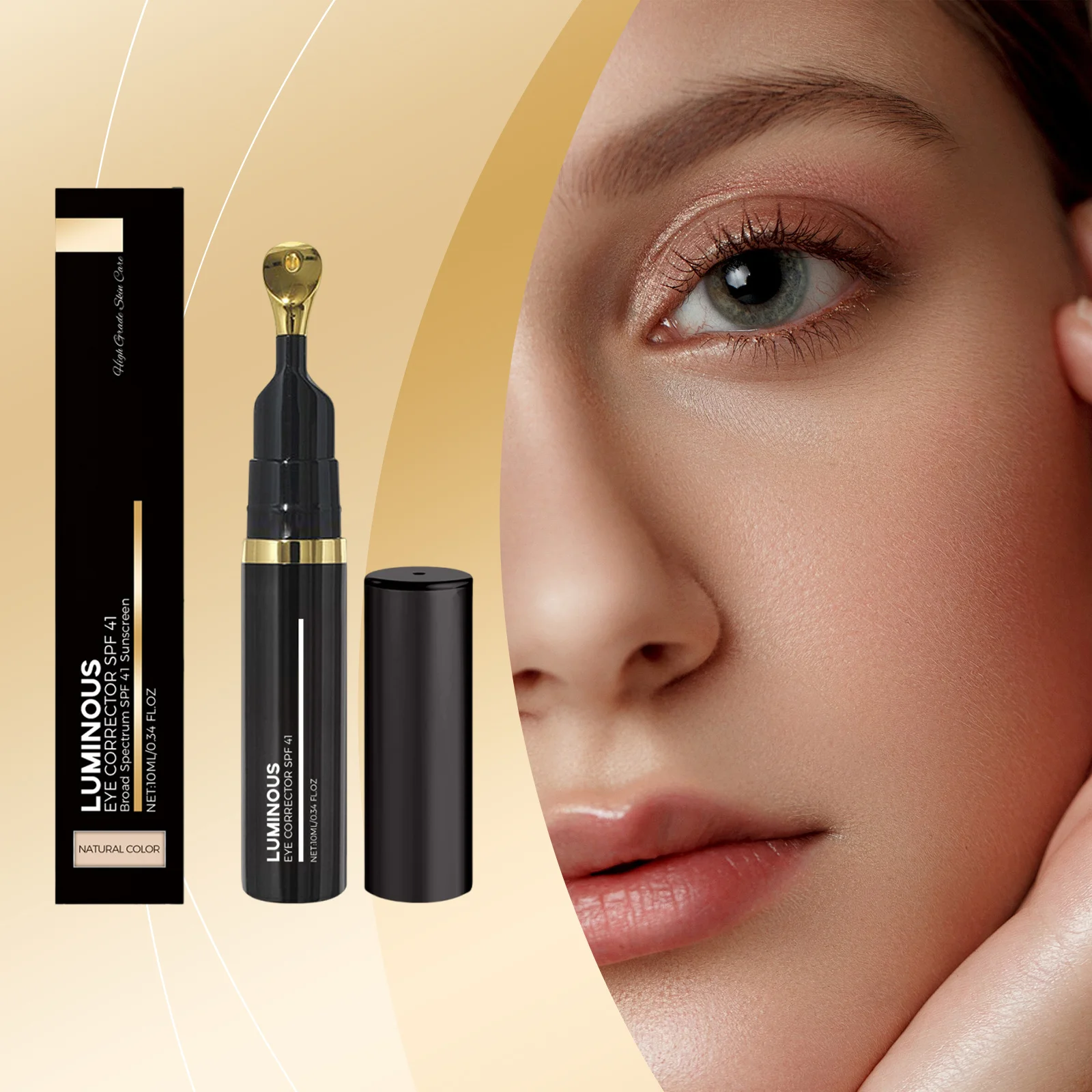 ルミナス アイ コレクター ダークサークル用フルカバー カラーコレクター プライマー 欠陥用 ダークメイクアップとアイブライトナー