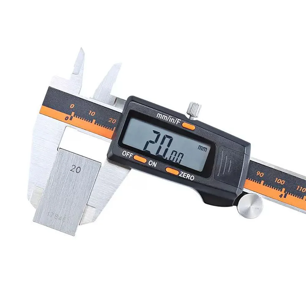 150mm High-Precision Digital Caliper Stainless Steel Vernier Caliper MM/Inch 0.01mm Resolution Ideal for Mechanical Students Use