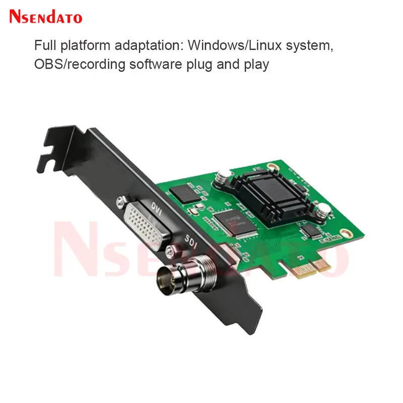 PCIe SDI HDMI VGA DVI CVBS Video Capture Card 1080p HDMI PCIE Video grabber Card For OBS Vmix Wirecast Xsplit Live Streaming PC