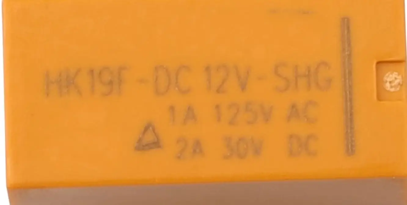 Реле питания HK19F DC 12V, 8-контактное, DPDT, 1A 125VAC, 2A 30VDC, для монтажа на печатную плату, автоматическое управление, устройство связи, малосигнальное реле
