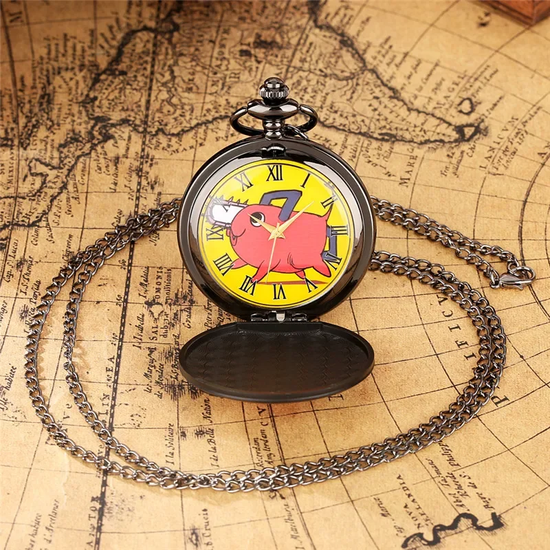 Antique Lovely Elephant Pattern Men Women Quartz Analog Pocket Watch Roman Numeral Dial Fob Watches with Sweater Chain reloj