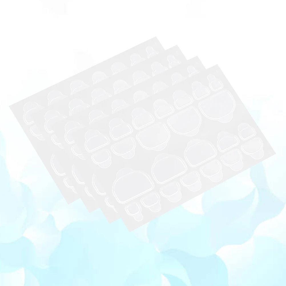 Onglets pour ongles autocollants adhésifs Double face transparents pour faux ongles outil de manucure forte viscosité Nail Art Non toxique