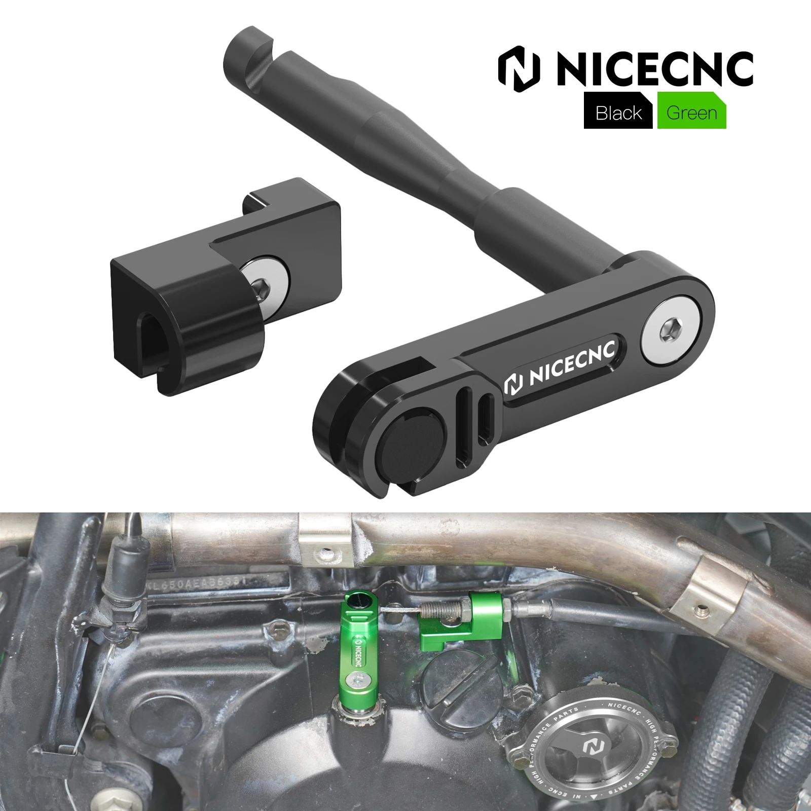 

Motorcycle Easy Pull One Finger Clutch Lever for Kawasaki KLR650 2008-2022 2023 2024 KLR 650 Engine Clutch Arm Extension Lever