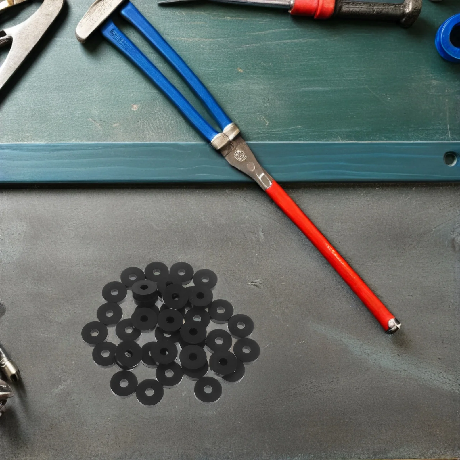 

50Pcs 20mm Od 6mm Id 5mm Thick O Shape Rubber Washers Vibration Isolation Pads for Machinery Noise Reduction Rubber Washers