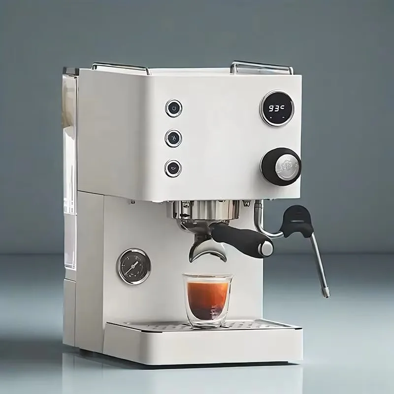 High Quality Household PID Temp Control Thermoblock Steam 58mm Group Head Espresso Electric Coffee Bean Grinder