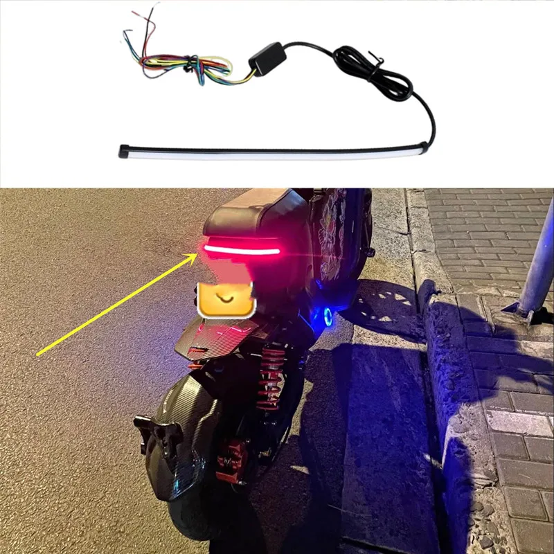 

Motorcycle Saddlebag Flowing LED Brake Turn Signal Indicator Light For Harley Touring Road Glide Electra Glide 2014-2021 2022