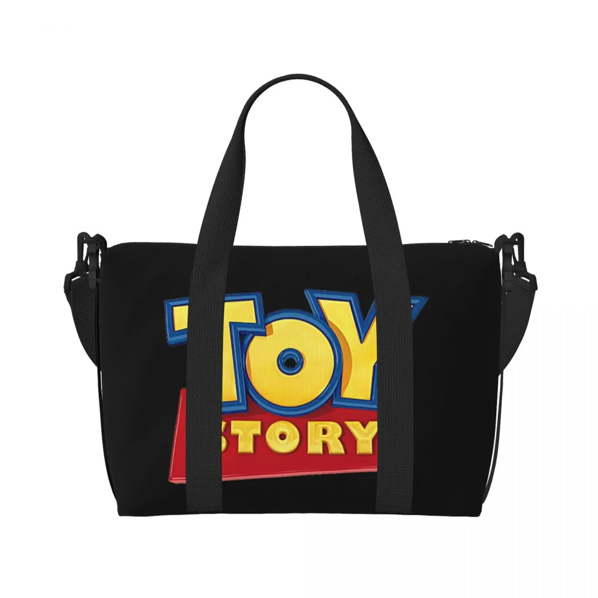 Custom Toy Story Symbol Tote Bag for Women Big Capacity Beach Gym Travel Bags