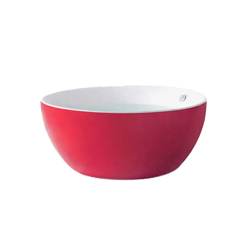 

Round independent jacuzzi, acrylic bathtub, small household thermostatic hotel embedded