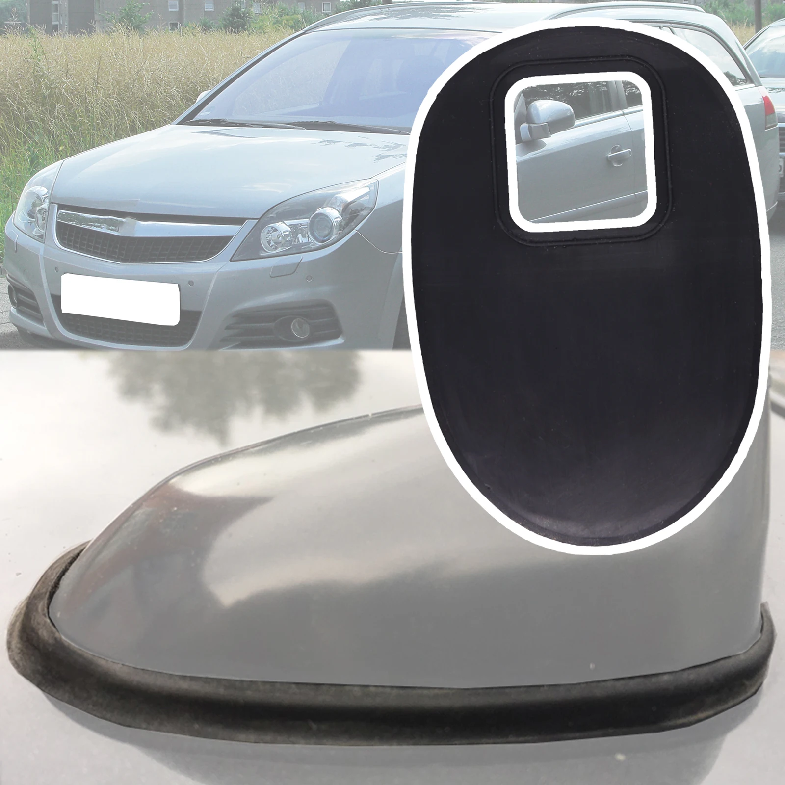 Base de antena aérea para teto de carro, junta de vedação, capa de borracha para vauxhall opel chevrolet holden vectra c caravana 2003 2004 - 2008