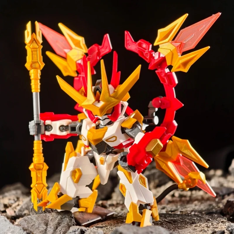 

SEMBO Nezha Monkey King Building Block Путешествие на Запад Детская игрушка Подвижный робот Сборная модель Рождественский подарок