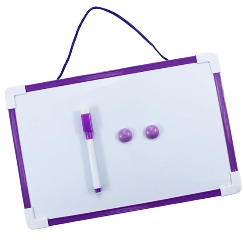 Whiteboard with Marker and Magnets, Kid Drawing Board Writing Board