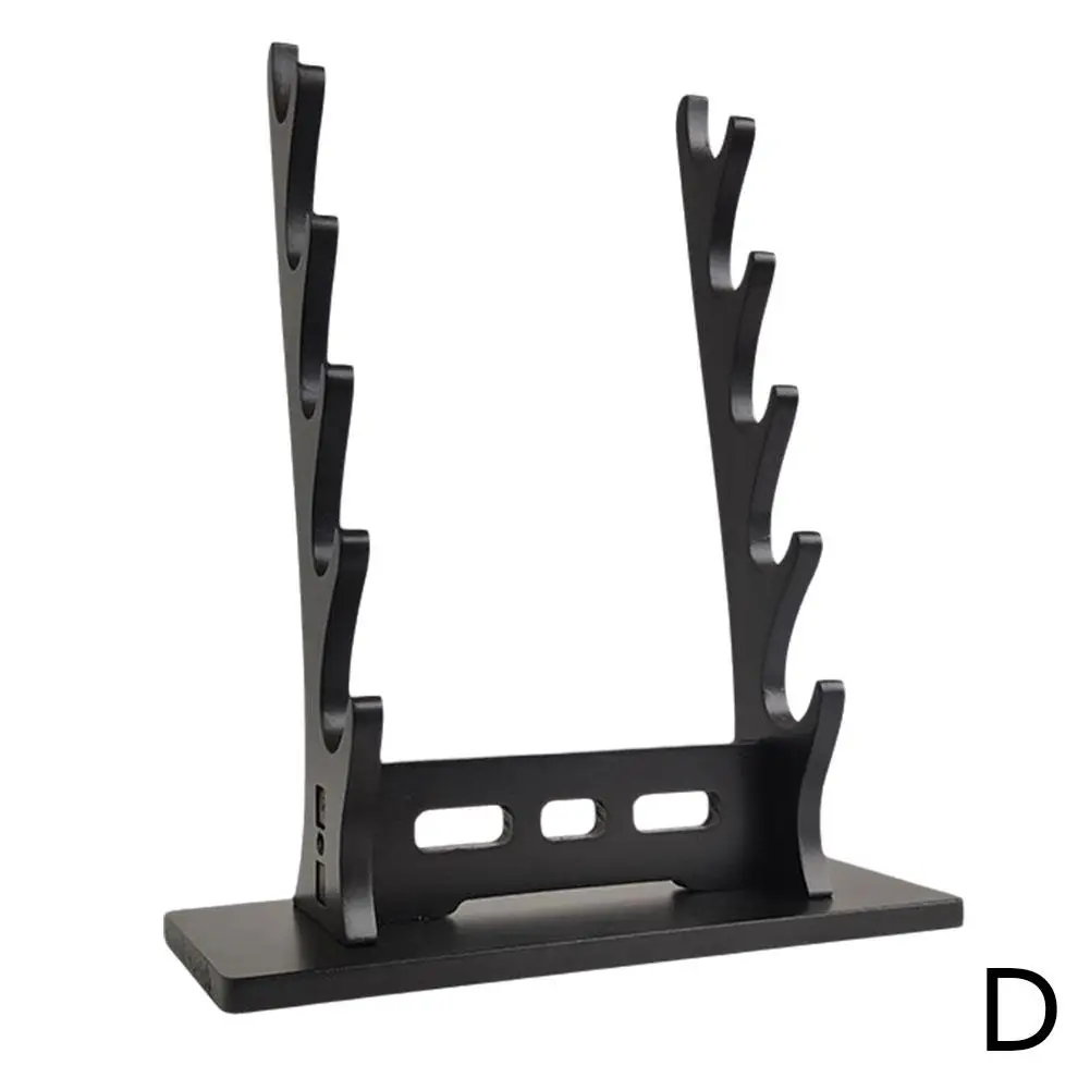Stand Wooden Katana Storage Shelf Support Holder Samurai Sword Display Organizer Size Japanese Real Room Decoration Rack Ka H9u6