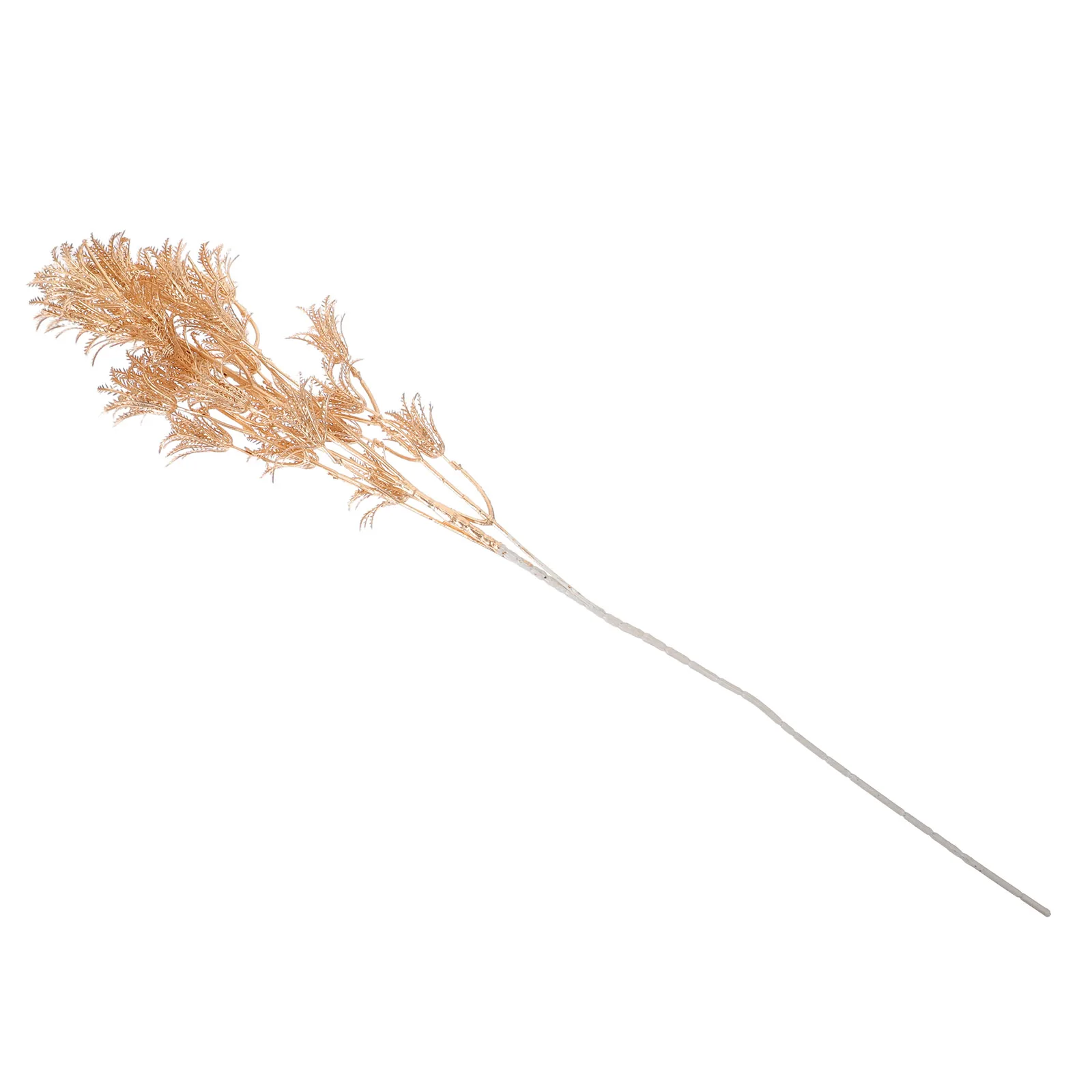 

Golden Simulated Flowers Plants Artificial Decor Greenery for Bouquets Leaves Realistic