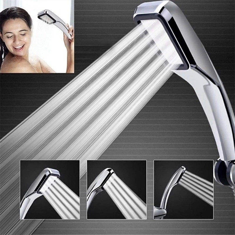 EHEH Neue Stil 300 Löcher Hochdruck Dusche Kopf Wasser Spar ABS Hochdruck Spray Düse Bad Zubehör