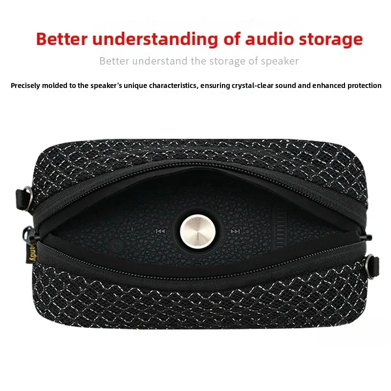 Premium Hard EVA Shock-Proof Protective Case for Marshall EMBERTON III Speaker Anti-Scratch Hand-Carry Travel Storage Box