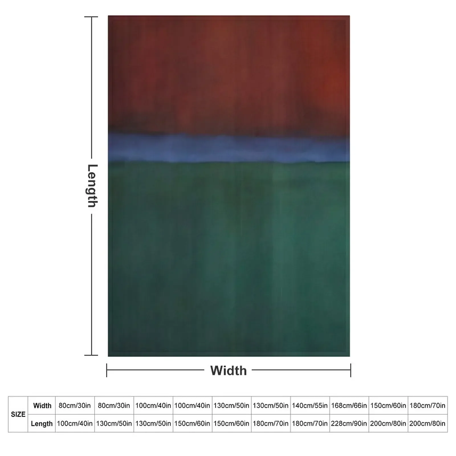 Mark Rothko - Earth and Green - 1955 Throw Blanket Blankets For Bed Soft Polar heavy to sleep Winter beds Quilt Blankets