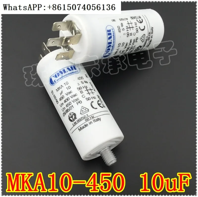 

Imported 10uF 450VAC COMAR MKA10-450 fan motor starting capacitor（1PC）